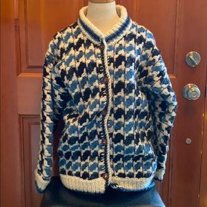 Vintage button-up sweater